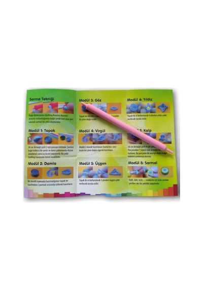 Quilling/quiling Set İnce 0,5x50 Cm 150 Kağıt Şerit 8680422509887