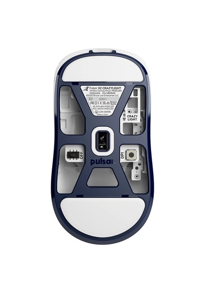Pulsar X2 Crazylight Bruce Lee 85th Edition Medium 8k Hz Xs-1 Sensör Kablosuz Simetrik Gaming Mouse Px2cl204