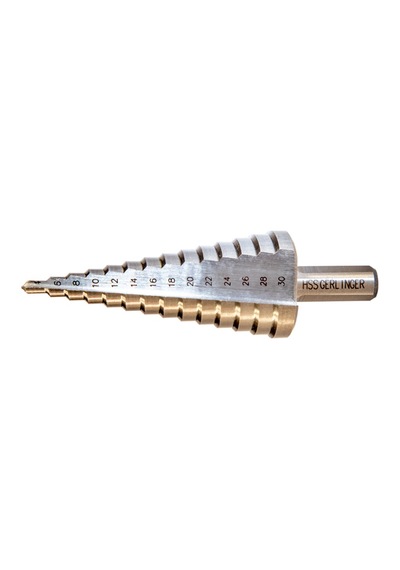Gerlinger Düz Kanallı Hss Kademeli Matkap Uçları 4 20mm