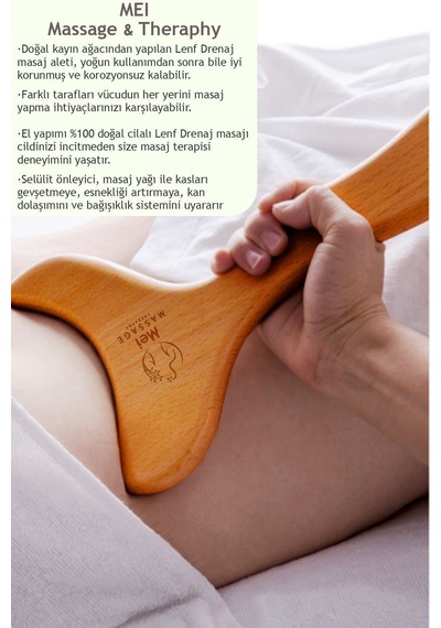 Ahşap Masaj Balık Kuyruğu Gua Sha Masajı Lenfatik Drenaj Kas Rahatlatıcı Her Noktasi Özel Uygulama Diğer