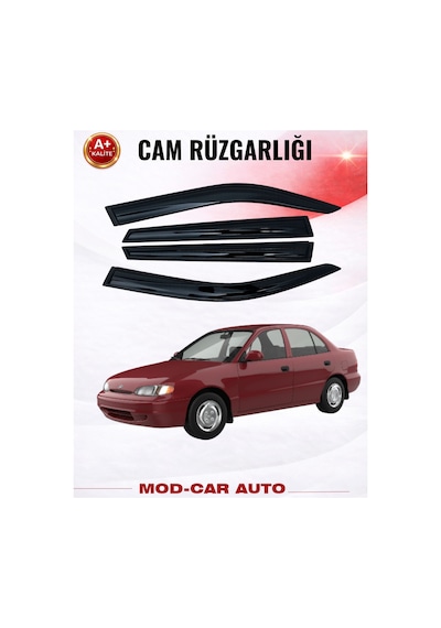 Toyota Corolla 2007-2012 Araca Özel Premium Cam Rüzgarlığı A+ Pianoblack