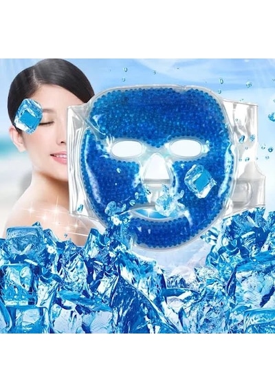 Jel Buz Paketi Soğutma Yüz Maskesi Baş Ağrısı Yastık Rahatlatıcı Kozmetik Maske