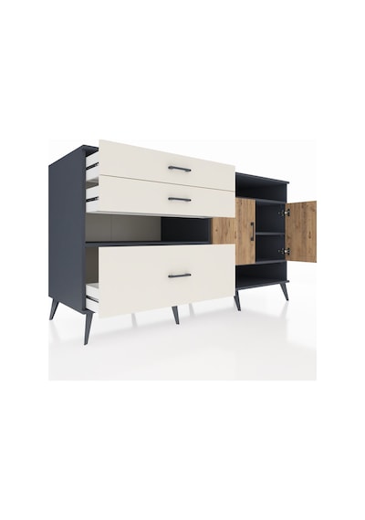 Kronos Konsol 4 Raflı 3 Çekmeceli 2 Kapaklı 176x59x99 Antrasit-ça Antrasit-çam/aytaşı Kronos Konsol 4 Raflı 3 Çekmeceli 2 Kapaklı 176x59x99 Antrasit-ça Antrasit-çam/aytaşı