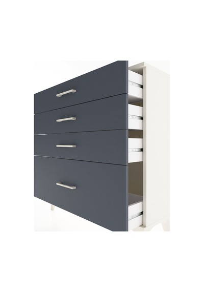 Arges Şifonyer 4 Çekmeceli 88x30x96 Aytaşı-antrasit Aytaşı