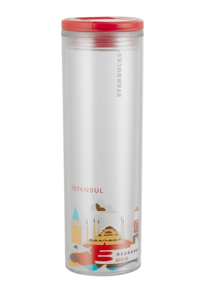 Starbucks Plastik Istanbul Konseptli Termos 480 ML