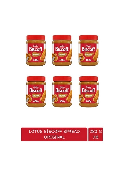Biscoff Creamy Sürülebilir Krem 400 G X6 Karamelize Bisküvi Lezzetli Avantaj Seti
