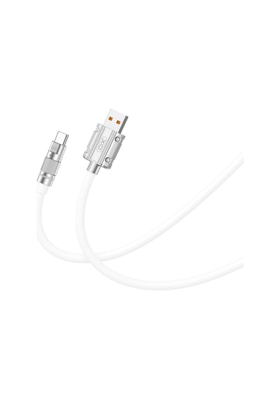 6a Hızlı Usb-a To Type-c Usb-c Soft Silikon Çinko Alaşım Dayanıklı 1.2 Metre Data Şarj Kablosu