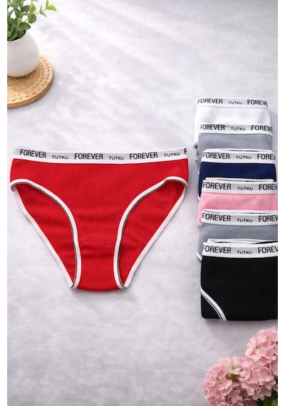Beyaztoptan 12'li Fitilli Bikini Karşık Renk