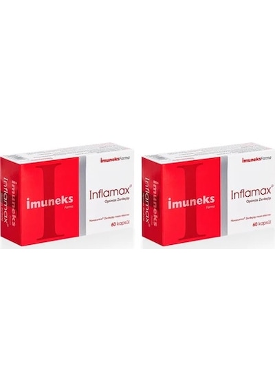 İmuneks Farma Inflamax® Optimize Zerdeçöp Takviye Edici Gıda  x 2 Adet