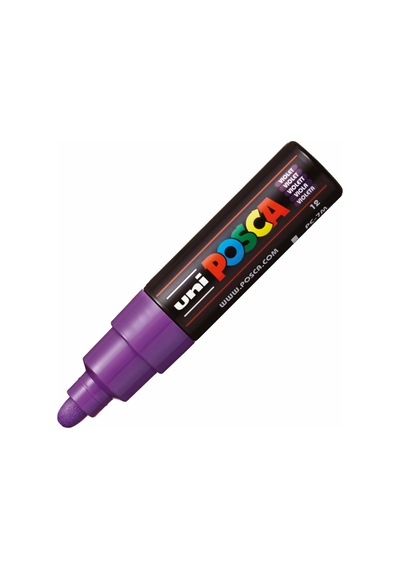Uni-Ball Pc-7M -Posca Su Bazlı Marker Mor 4.5-5.5