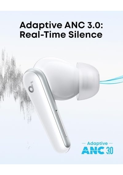 Soundcore Liberty 5 Kulak İçi Bluetooth Kulaklık, Gerçek Zamanlı Gürültü Engelleme, 2 Kat Daha Güçlü