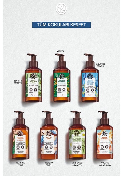 Yves Rocher Sıvı Sabun- Serinletici Okyanus Esintisi- Sls,sles İçermez,vegan-190ml