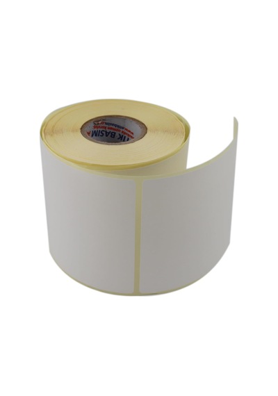 Lexroo Vellum Etiket 100mm X 120mm Ruloda 400 Adet 40mm Kuka Çapında Baskısız Not Alma Etiketi Çok Renkli