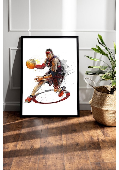 Allen Iverson Çerçeveli Tablo - Basketbol Nba Posteri Tablo
