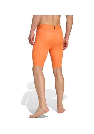 Adidas Techfıt Shrt Tıght M Erkek Antrenman Kısa Tayt Jm0651 Turuncu