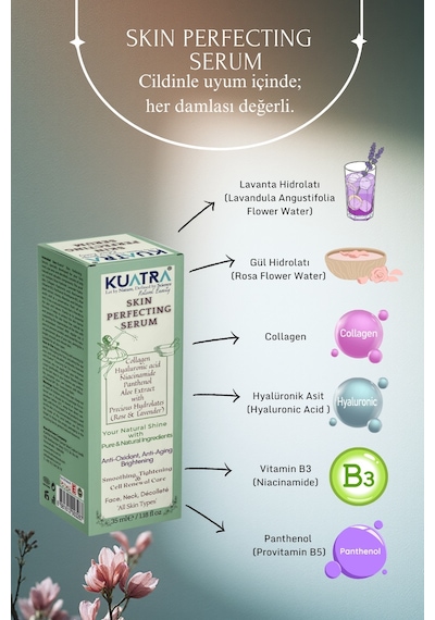 Kuatra Skin Perfecting Yüz Boyun Dekolte Bölgesi Serum 30 ML