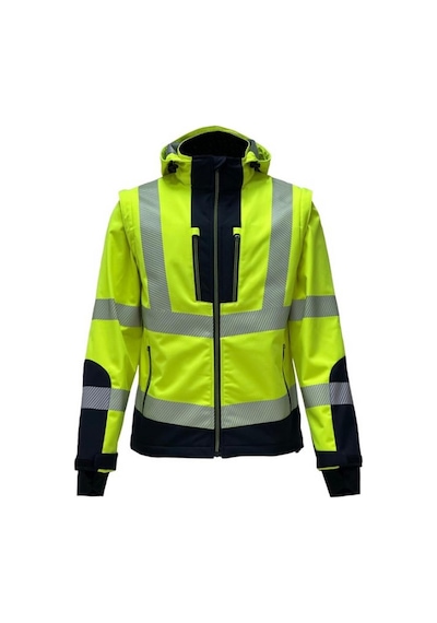 Reflekto Rlu Ripstop Softshell Model Teknik Mont Sarı