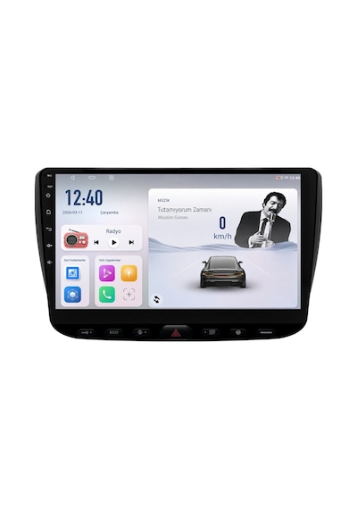 Fiat Punto Android Multimedya 2012-2018 Multijet Carplay Android Auto Navigasyon 8gb Ram 64gb 9"