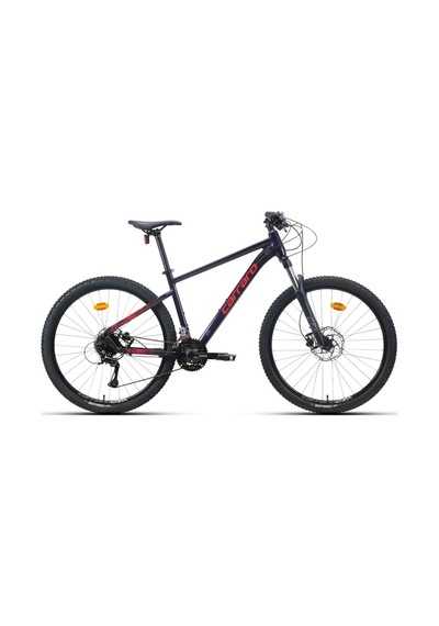 Carraro Crx 724 Dağ Bisikleti Koyu Mor-kırmızı 24v S/36cm Siyah