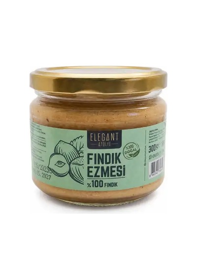 Elegant Fındık Ezmesi %100 Fındık 300 G