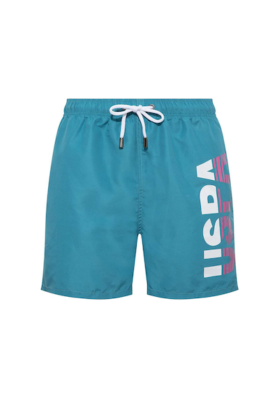 U.S. Polo Assn. Erkek Yeşil Orta Boy Deniz Şortu-4331