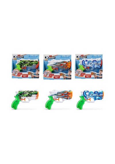 Znv Zenvia Mey İthalat X-shot Skins Nano Fast Fill Su Tabancası 19 Cm 100 Ml 1 Adet ıdır Znv2025 Cmn