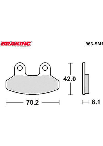 Sym Joyrıde Evo 125 2013 Brakıng 963sm1 Yarı Metalik Ön Fren Balatası