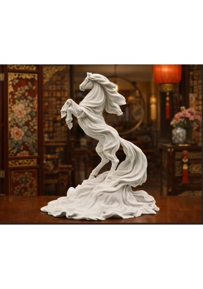 2026 At Yılı Çin Burcu Heykeli - Dekoratif Masaüstü Figür Şans &amp Feng Shui Hediyesi - Year Of The Horse 202 Diğer