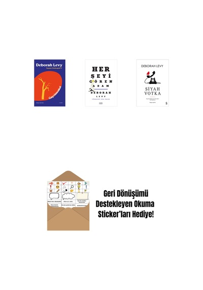 Gayrimenkul + Her Şeyi Gören Adam + Siyah Votka + Okuma Sticker'ları