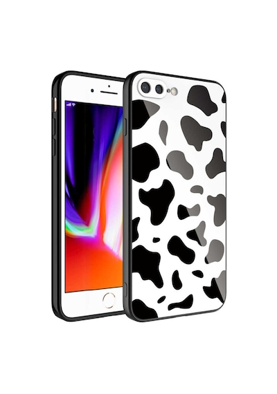 Apple Uyumlu iPhone 8 Plus Kılıf Kamera Korumalı Desenli Sert Silikon Ka
