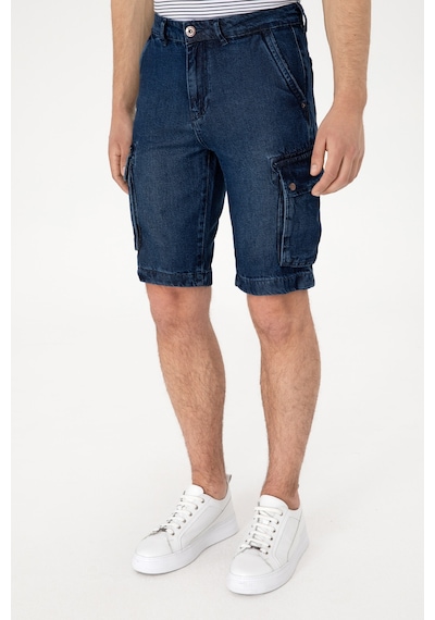 U.s. Polo Assn. Erkek Koyu Mavi Şort Jean 50304389-dn0023 Koyu Mavi