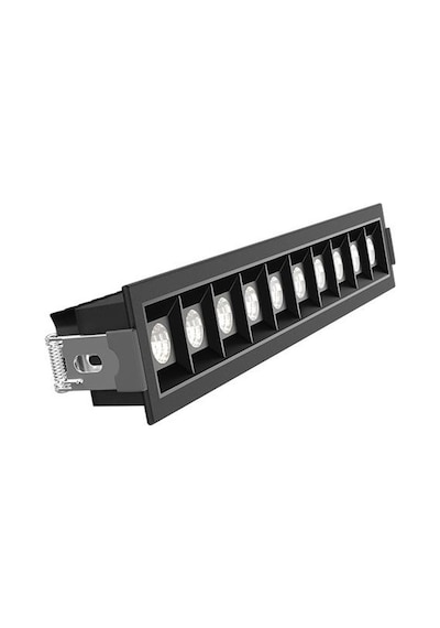 25w Sıva Altı Lensli Armatür Cri 95 3000 Kelvin Siyah