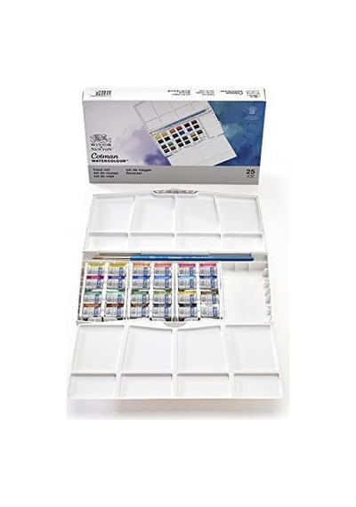 Tr &newton Cotman Sulu Boya, Plus Boyama Seti 24xyarım Tablet Genel