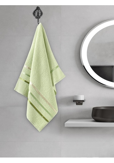 Banyo Havlu Seti 4 Lü Bale Açık Yeşil