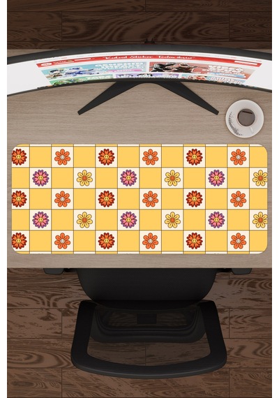 Dama Kaymaz Dikişli Kauçuk Oyuncu Mousepad V3 - 70x30 Xl Gaming Mouse Pad Fare Altlığı