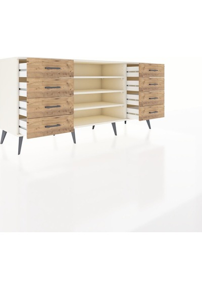 Hyperion Konsol 3 Raflı 8 Çekmeceli 176x44x83 Aytaşı-aytaşı/çam Aytaşı/çam Hyperion Konsol 3 Raflı 8 Çekmeceli 176x44x83 Aytaşı-aytaşı/çam Aytaşı/çam