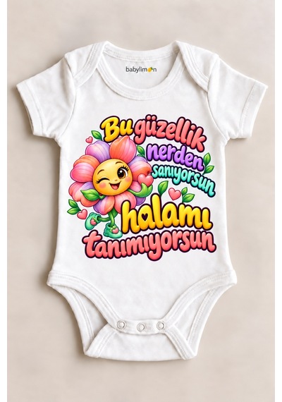 Babylimon Bu Güzellik Nerden Sanıyorsun Halamı Tanımıyorsun Beyaz Kısa Kollu Çıtçıtlı Bebek Zıbını Beyaz - 930083814 Beyaz Babylimon Bu Güzellik Nerden Sanıyorsun Halamı Tanımıyorsun Beyaz Kısa Kollu Çıtçıtlı Bebek Zıbını Beyaz - 930083814 Beyaz