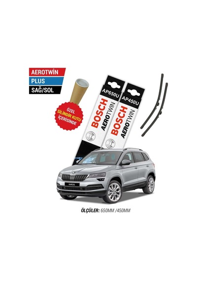 Skoda Karoq 2019 Model Silecek Takımı Ön Bosch Aerotwin Plus
