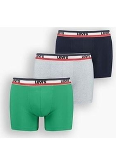 Levi's 8720245444620 - Sportswear Logo Boxer Briefs - 3 Pack Beyaz