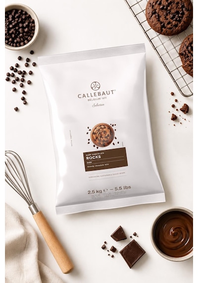 Callebaut Chocrocks Bitter Parça Çikolata 4 7 Mm 2,5 Kg