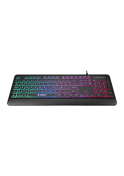 Everest KB-2025 Kablolu Rainbow Aydınlatmalı Oyuncu Klavye