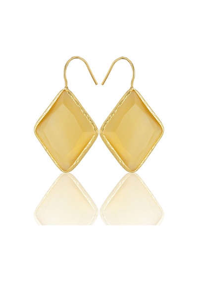 Kadir Jewellery 22 Ayar Altın Kaplama Vintage Küpe -el İşçiliği Ve Hipoalerjenik Küpe Sarı 40090161