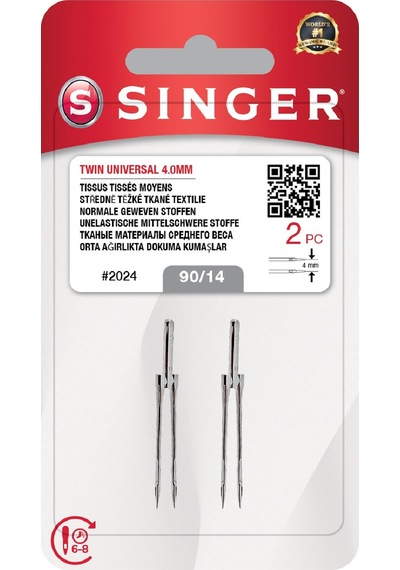 Mcg Çift İğne 4mm. 2'li Blister/14 No.