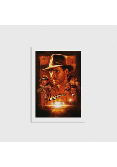Indiana Jones Raiders Of The Lost Ark 1981 Film Posteri Çerçevesiz Poster Duvar Dekorasyonu Pn11p291