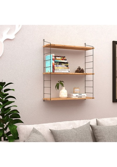 Endpa Armoni 3 Raflı Set 20x72 Cm Antik Çam Diğer