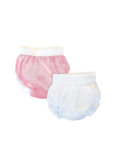 Sema Baby 2'li Lüks Alıştırma Külodu 16-22 KG Beyaz Pembe