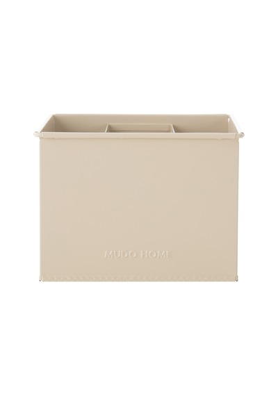 Mudo Home Roma Bölmeli Düzenleyici Mat Bej 19x16x13