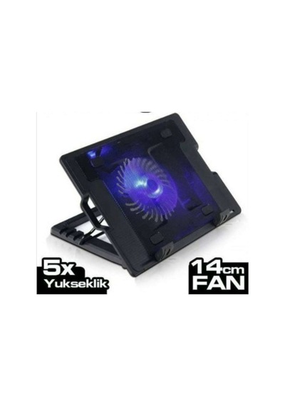 Laptop Soğutucu Altlık Cooling Pad Notebook Standı Led Işıklı Pl9951