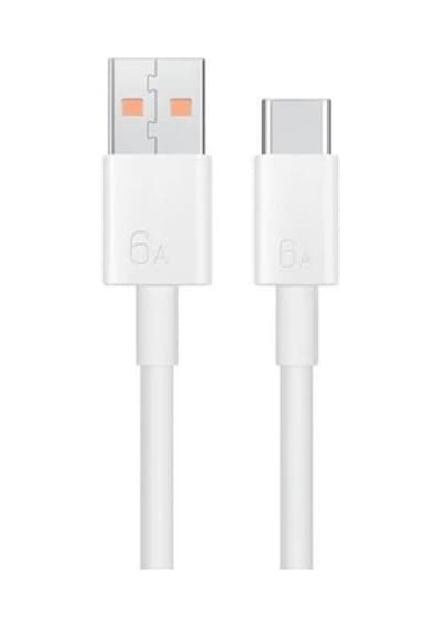 Huawei - Xiaomi - Samsung Uyumlu 6a 66w Hızlı Usb Şarj Kablosu Type - C