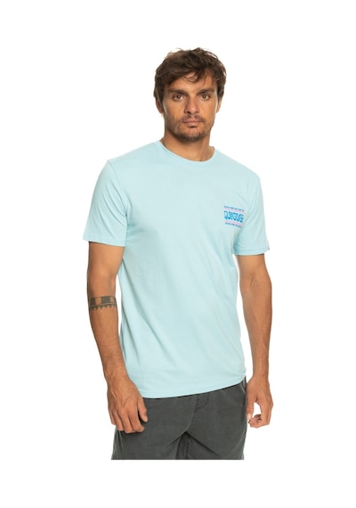 Quiksilver Warped Frames Erkek Tişört Mavi